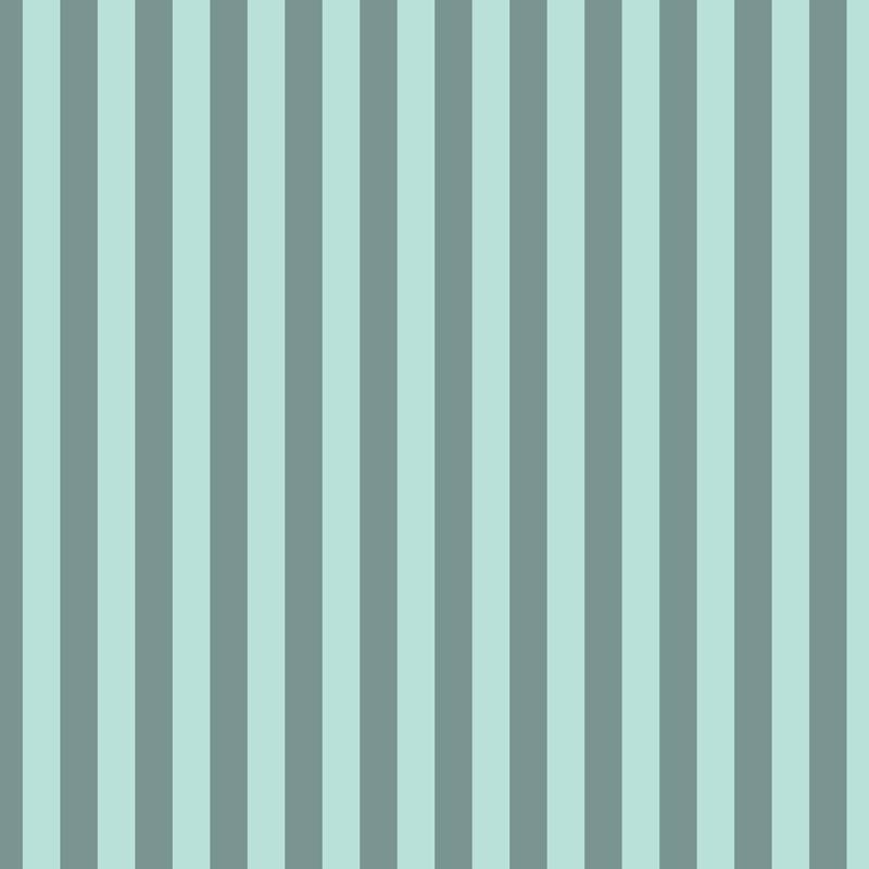 Thin Stripe Wallpaper in Sage Grey & Sea Mint – fine, narrow stripes on a sea mint ground