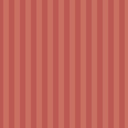 Thin Stripe Wallpaper in Terracotta & Baked Clay – fine, narrow stripes on a baked clay ground