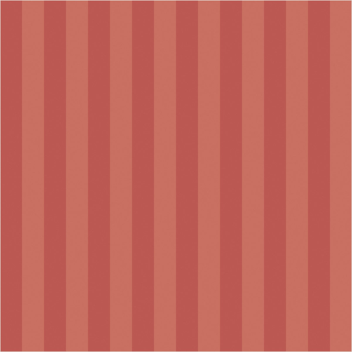 Terracotta & Baked Clay – Thin Stripe Wallpaper - true-scale 62 cm swatch