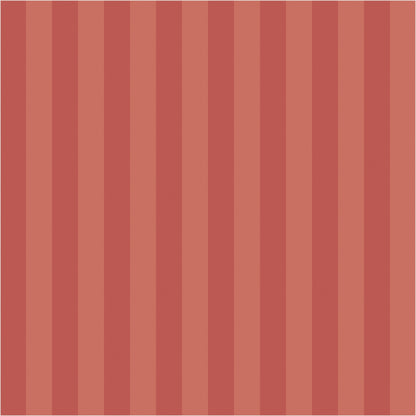 Terracotta & Baked Clay – Thin Stripe Wallpaper - true-scale 62 cm swatch