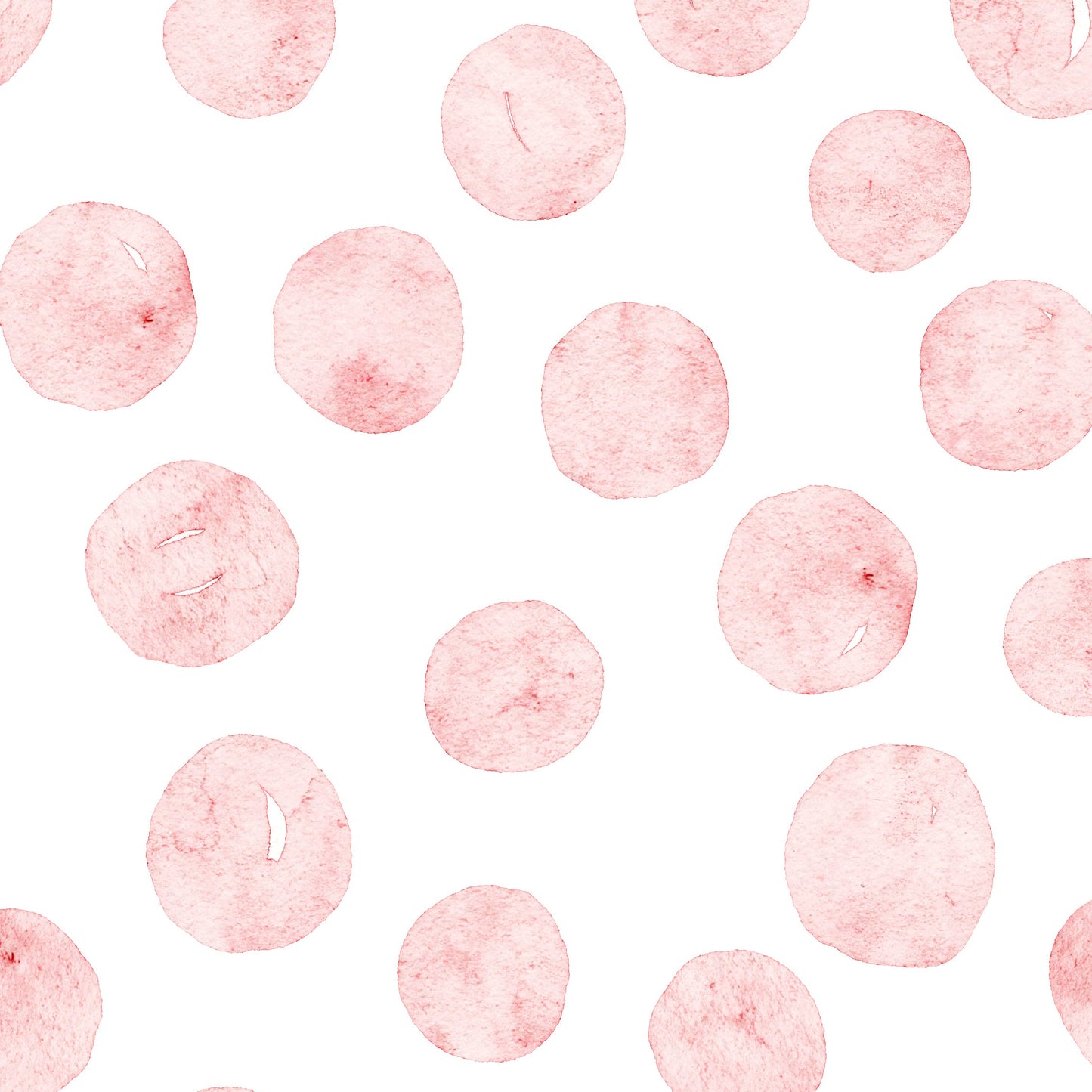Watercolor Dots - Pink-PAMPA Wallcoverings