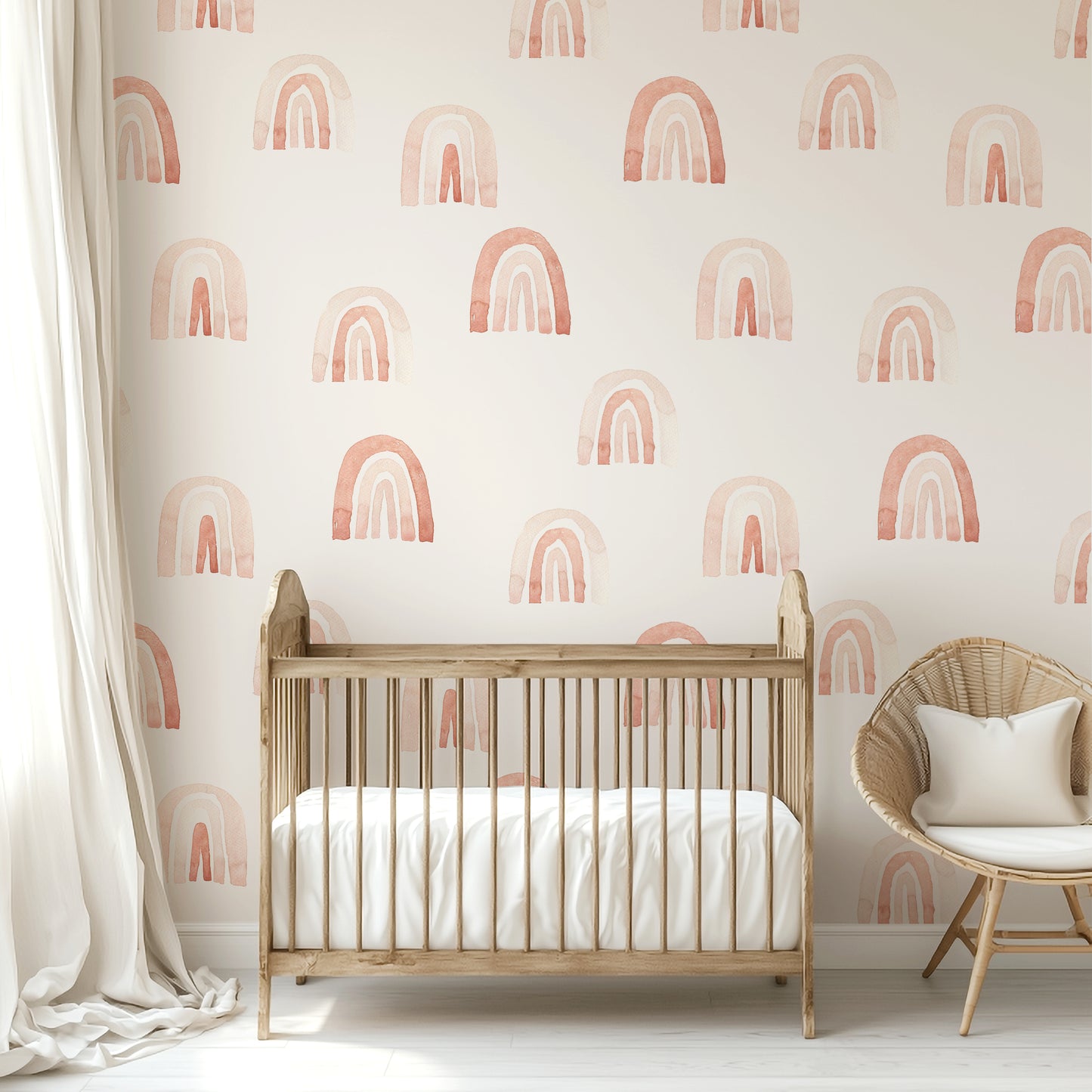 Watercolor Rainbows-PAMPA Wallcoverings