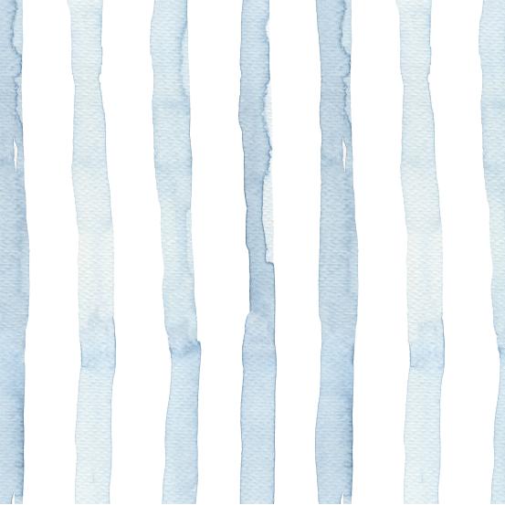Watercolor Stripes - Blue-PAMPA Wallcoverings