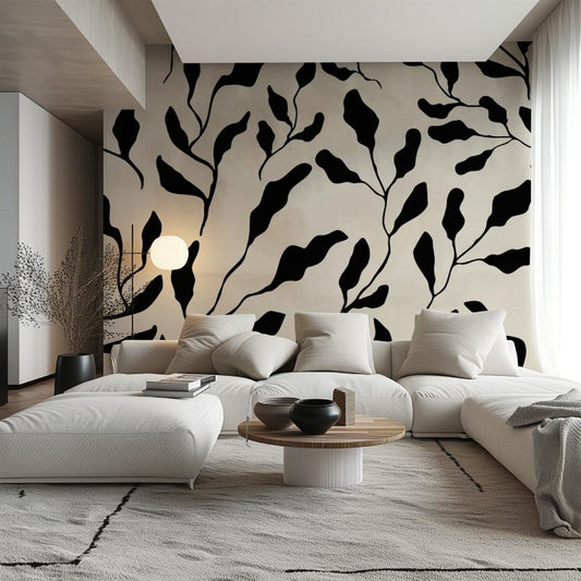 Wavy Leaves-PAMPA Wallcoverings