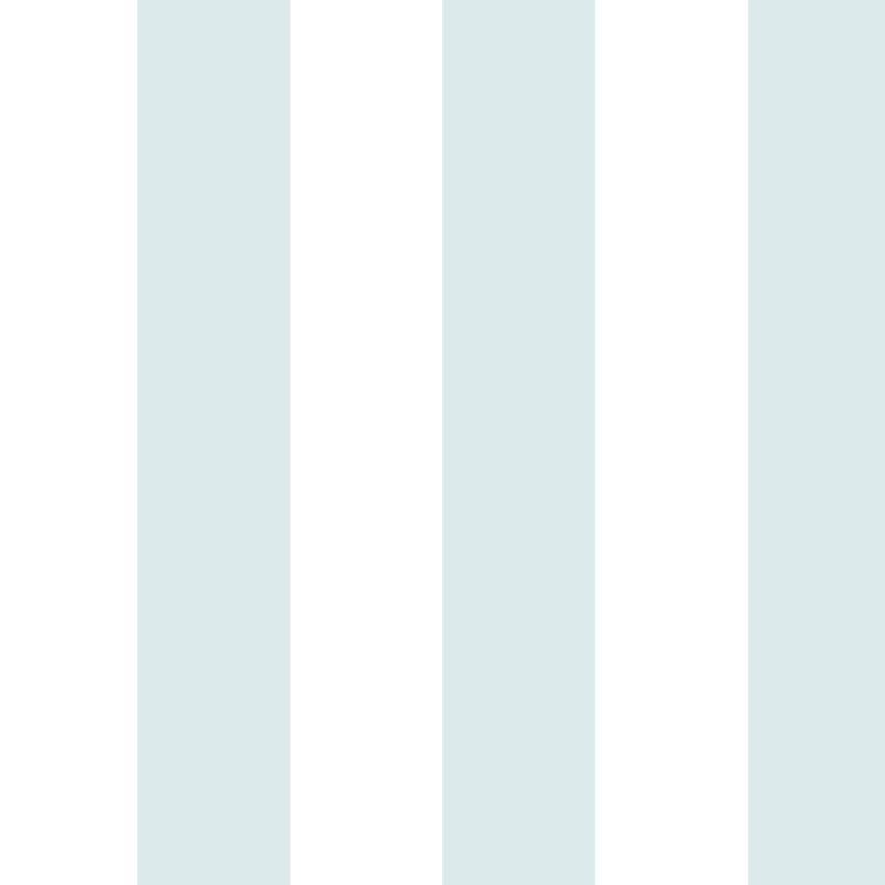 Wide Stripe Wallpaper in Cloud & Powder Blue – graphic, wide stripes on a powder blue ground