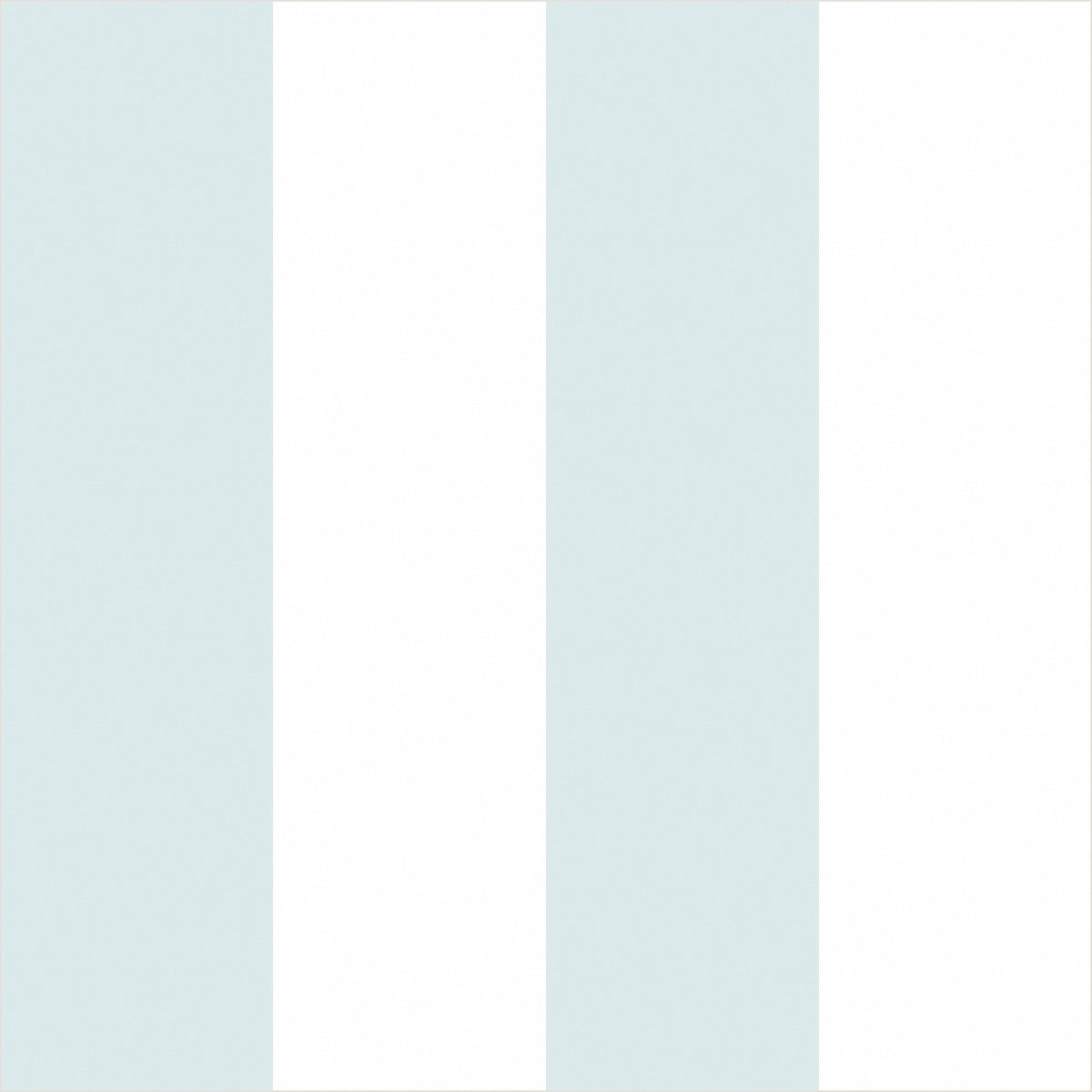 Cloud & Powder Blue – Wide Stripe Wallpaper - true-scale 62 cm swatch