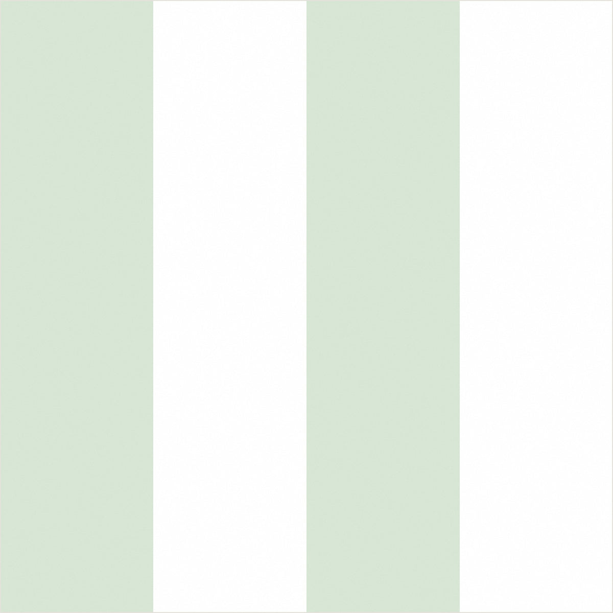Cloud & Sage – Wide Stripe Wallpaper - true-scale 62 cm swatch