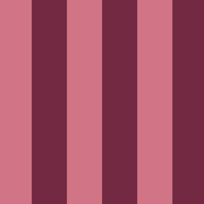 Wide Stripe Wallpaper in Merlot & Blush – graphic, wide stripes on a blush ground
