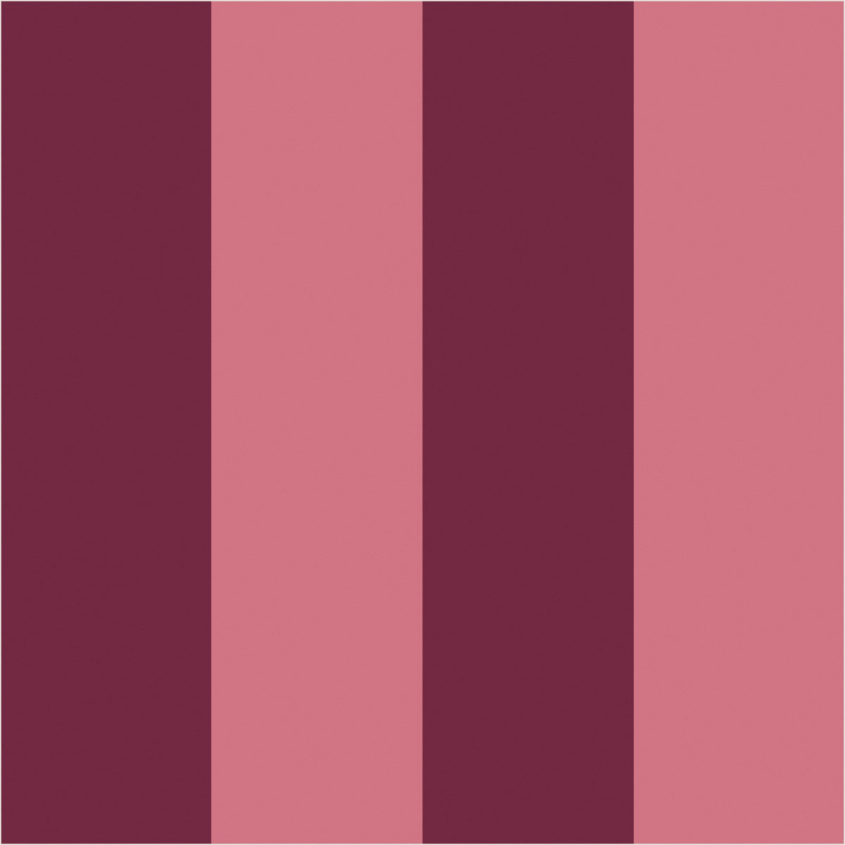 Merlot & Blush – Wide Stripe Wallpaper - true-scale 62 cm swatch