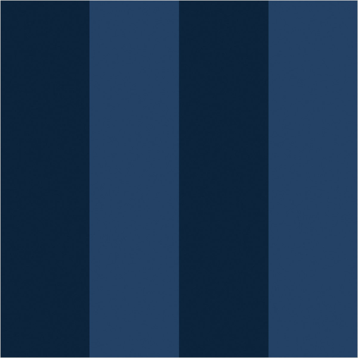 Midnight Navy & Indigo – Wide Stripe Wallpaper - true-scale 62 cm swatch
