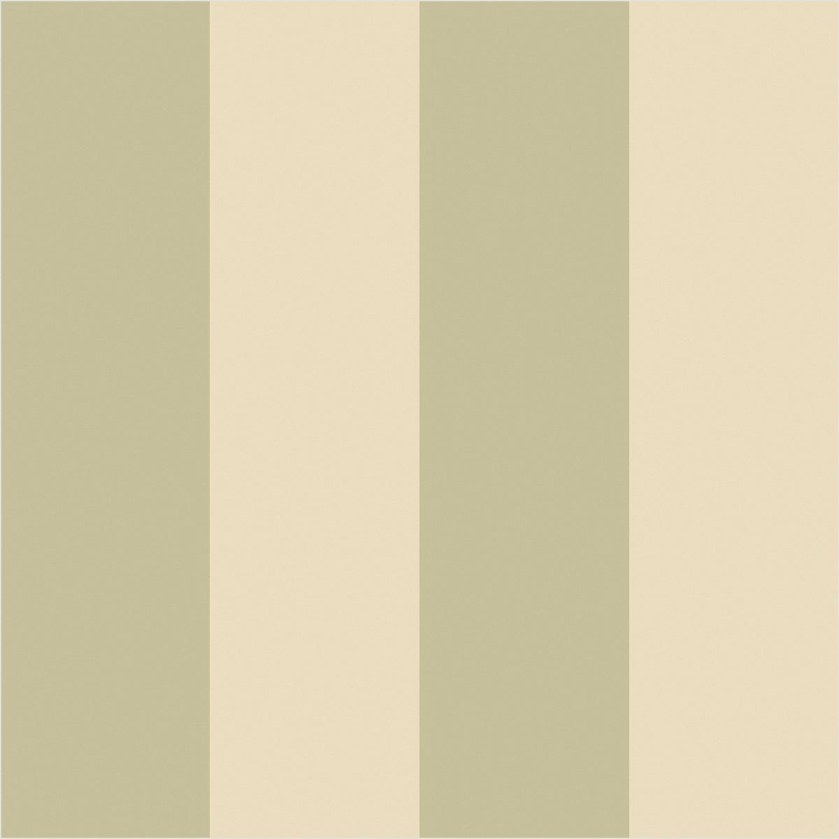 Olive & Warm Sand – Wide Stripe Wallpaper - true-scale 62 cm swatch