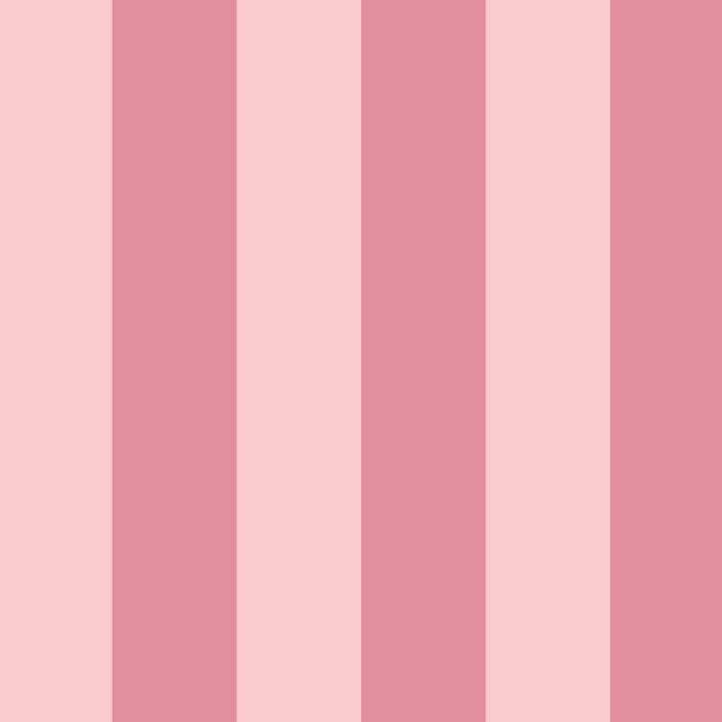 Wide Stripe Wallpaper in Rose Petal & Soft Blush – graphic, wide stripes on a soft blush ground