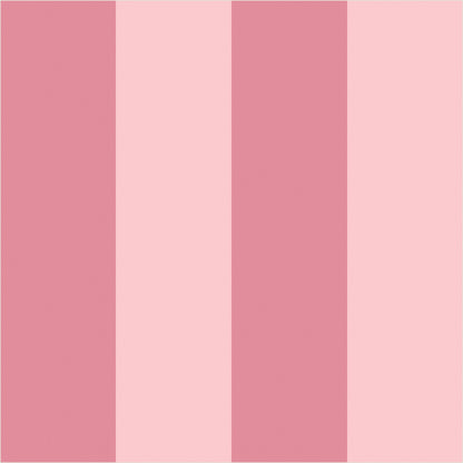Rose Petal & Soft Blush – Wide Stripe Wallpaper - true-scale 62 cm swatch
