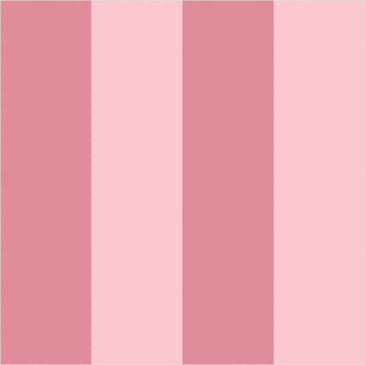 Rose Petal & Soft Blush – Wide Stripe Wallpaper - true-scale 62 cm swatch
