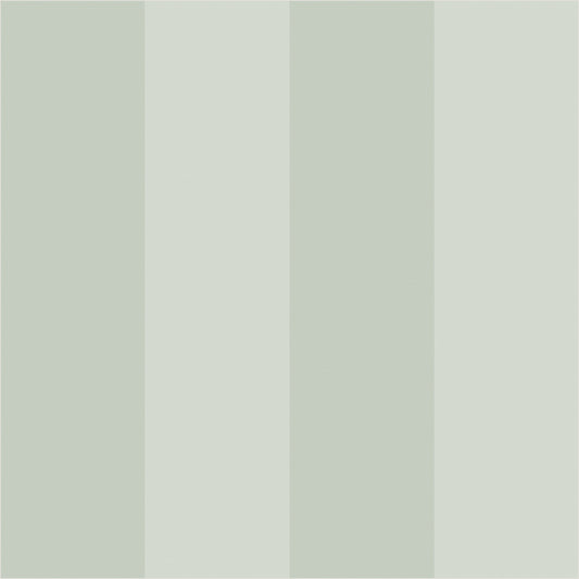 Sage Mist & Pale Eucalyptus – Wide Stripe Wallpaper - true-scale 62 cm swatch