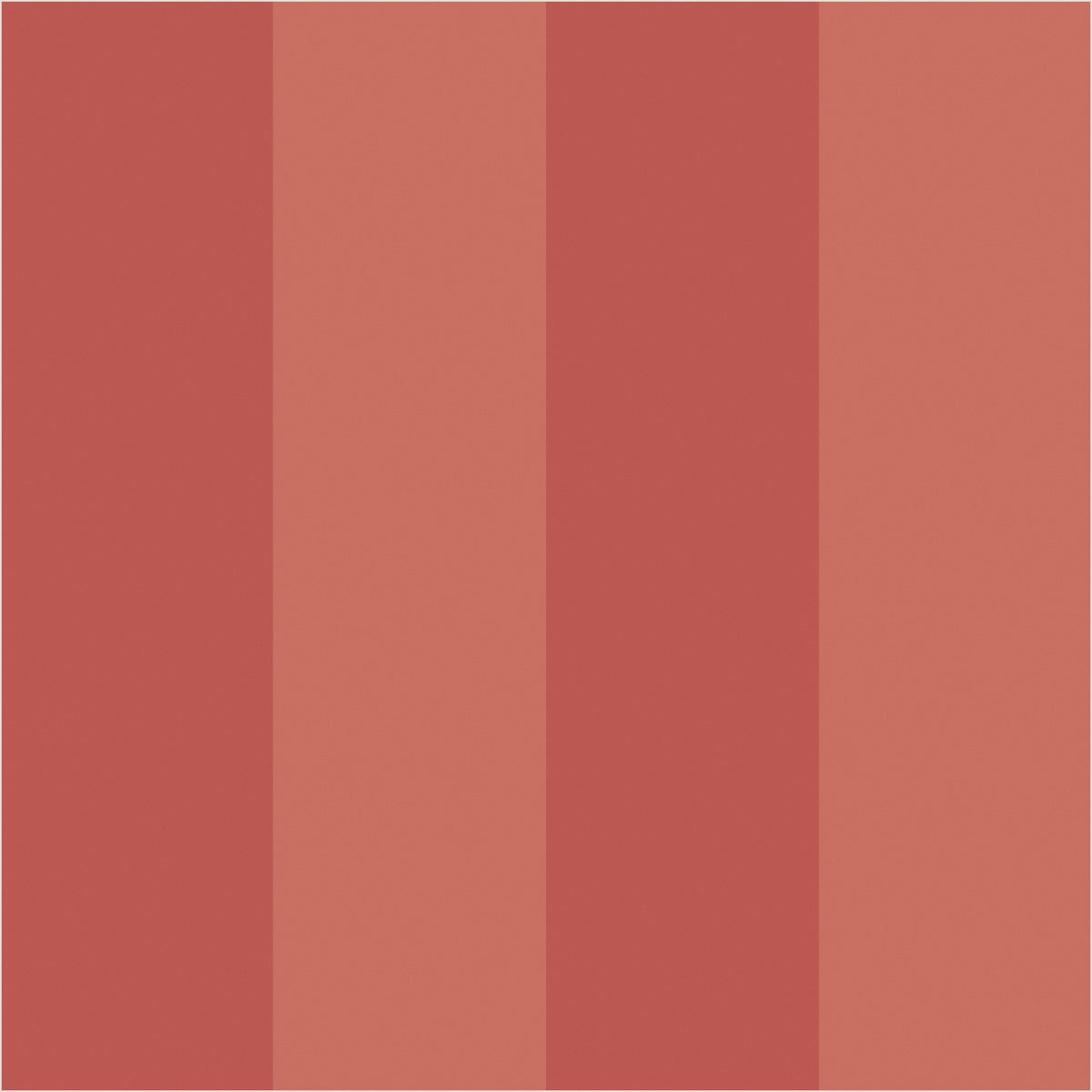 Terracotta & Baked Clay – Wide Stripe Wallpaper - true-scale 62 cm swatch