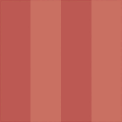 Terracotta & Baked Clay – Wide Stripe Wallpaper - true-scale 62 cm swatch