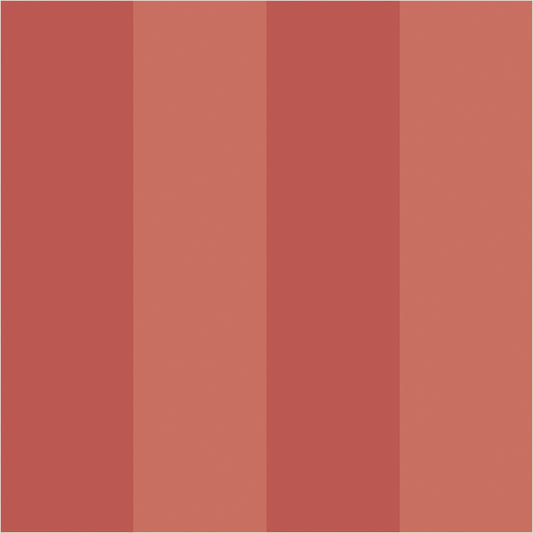 Terracotta & Baked Clay – Wide Stripe Wallpaper - true-scale 62 cm swatch